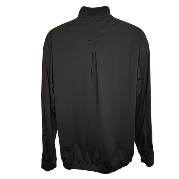Nike Golf‎ Mens Medium M Dri-Fit Black 1/4 Zip Pullover Long Sleeve Jacket - Picture 12 of 16
